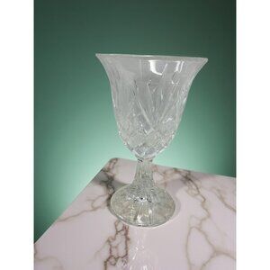 Godinger LEXINGTON 24% Lead Crystal Open Hurricane/Vase or Candle Holder